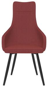 VidaXL Fotelja od tkanine crvena boja vina