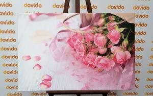 Slika buket ružičastih ruža