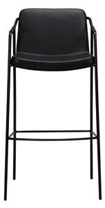 Crna barska stolica od imitacije kože DAN-FORM Denmark Boto, visina 105 cm