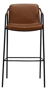 Smeđa barska stolica od imitacije kože DAN-FORM Denmark Boto, visina 105 cm
