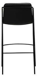 Crna barska stolica od imitacije kože DAN-FORM Denmark Boto, visina 105 cm