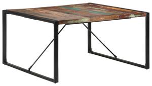VidaXL Blagovaonski stol 140 x 140 x 75 cm masivno obnovljeno drvo
