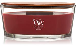 Woodwick Opulent Wood Rouge Oud mirisna svijeća s drvenim fitiljem 453.6 g