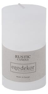 Bijela svijeća Rustic candles by Ego dekor Rust, vrijeme gorenja 38 h
