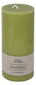 Zelena svijeća Eco candles by Ego dekor Friendly, vrijeme gorenja 50 h