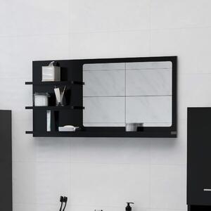 VidaXL Kupaonsko ogledalo crno 90 x 10,5 x 45 cm od iverice