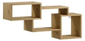 Zidna polica ALITTY 96x46 cm, artisan hrast