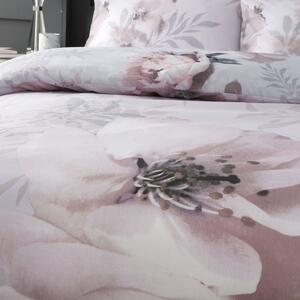 Roza posteljina Catherine Lansfield Dramatic Floral, 200 x 200 cm