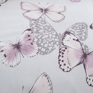 Posteljina s uzorkom leptira Catherine Lansfield, 135 x 200 cm