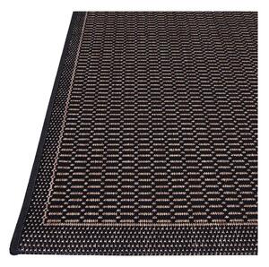Crni vanjski tepih Floorita Tatami, 200 x 200 cm