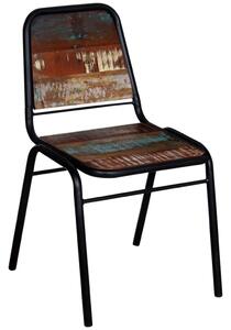 Blagovaonske stolice od obnovljenog drva 6 kom