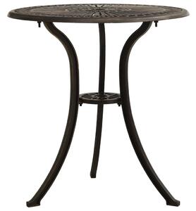 VidaXL Vrtni stol brončani 62 x 62 x 65 cm od lijevanog aluminija