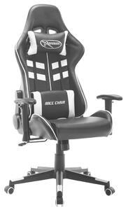 VidaXL Igraća stolica od umjetne kože crno-bijela