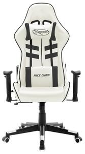 VidaXL Igraća stolica od umjetne kože bijelo-crna