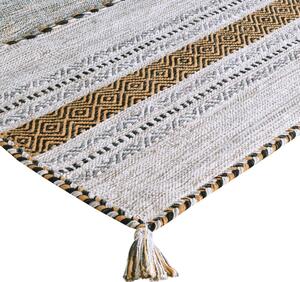 Bež pamučni tepih Webtappeti Antique Kilim, 70 x 140 cm