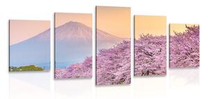 5-dijelna slika prekrasni Japan