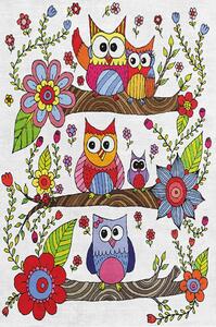 Dječji protuklizni tepih Conceptum Hypnose Owls, 100 x 200 cm