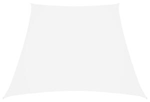 VidaXL Jedro za zaštitu od sunca od tkanine trapezno 4/5 x 4 m bijelo