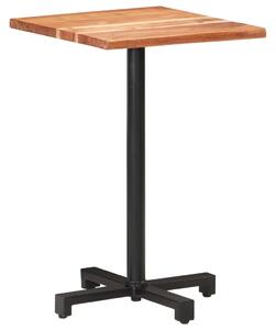 VidaXL Bistro stol sa živim rubovima 50x50x75 cm masivno drvo bagrema