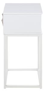 Bijeli noćni ormarić Actona Mitra, 40 x 30 cm
