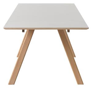 Sivi blagovaonski stol Unique Furniture Bilbao, 180 x 90 cm