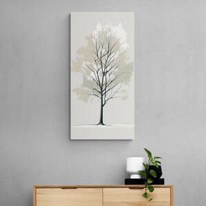 Slika stablo u minimalističkom dizajnu