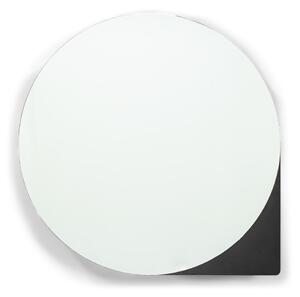 Crni metalni zidni/s ogledalom kupaonski ormarić 55x55 cm Sonnet – Spinder Design