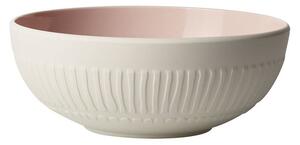 Bijelo-Pink porculanska zdjela Villeroy & Boch cvijet, 850 ml