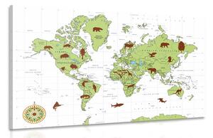 Slika karta sa životinjicama