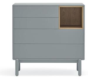 Plava/siva niska komoda 90x90 cm Corvo – Teulat