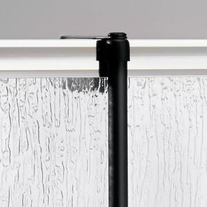 Crni viseći organizator za kupaonicu iDesign Forma, 30 x 65 cm
