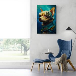 Slika plavo-zlatni pas