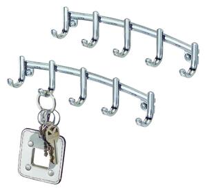 Metalna vješalica za ključeve iDesign York Lyra, 21,5 x 4,6 cm