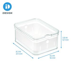 Prozirna kutija za pohranu s poklopcem IdSigma, 21 x 16 cm