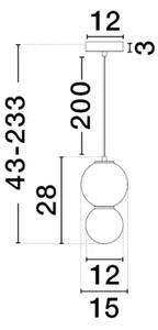NOESIS VISILICA LED 4W 240lm 3000K IP20 NL9009200