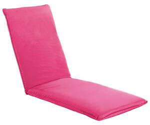 VidaXL Sklopiva ležaljka za sunčanje od tkanine Oxford ružičasta