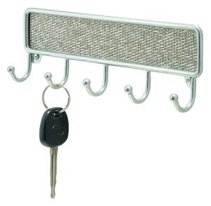 Metalna vješalica za ključeve iDesign Twillo, 21 x 14 cm