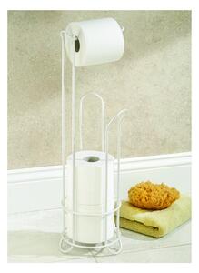 Bijeli metalni toaletni držač idsign Classico, visina 60 cm