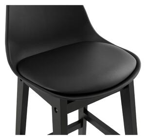 Crna bar stolica Kokoon Turel, sedam visine 79 cm