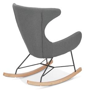 Siva stolica za ljuljanje Kokoon Ibis