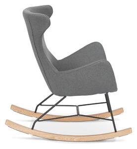 Siva stolica za ljuljanje Kokoon Ibis