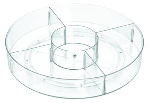 Okrugla prozirna kutija za pohranu iDesign The Home Edit, ⌀ 45,7 cm