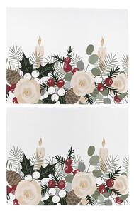 Set od 2 pamučna božićna ubrusa Butter Kings Fir Branches, 45 x 35 cm