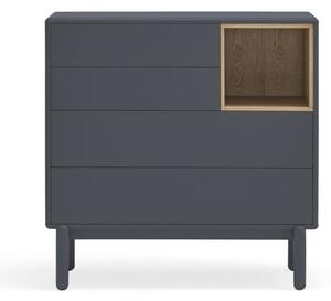 Tamnosiva niska komoda 90x90 cm Corvo - Teulat
