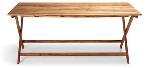 Vrtni stol od bagremovog drveta Bonami Essentials Natur, 88 x 171 cm