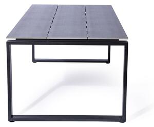 Sivi vrtni stol za 8 osoba Bonami Selection Strong, 210 x 100 cm