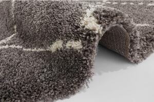 Sivi tepih metvice rugs hash, ⌀ 160 cm
