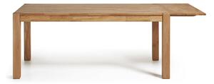 Blagovaonski stol od hrastovog drveta Kave Home, 180 x 90 cm