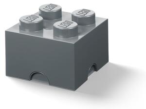 Dječja tamno siva kutija za pohranu LEGO® Square