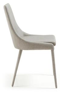 Siva blagovaonska stolica Kave Home Fabric